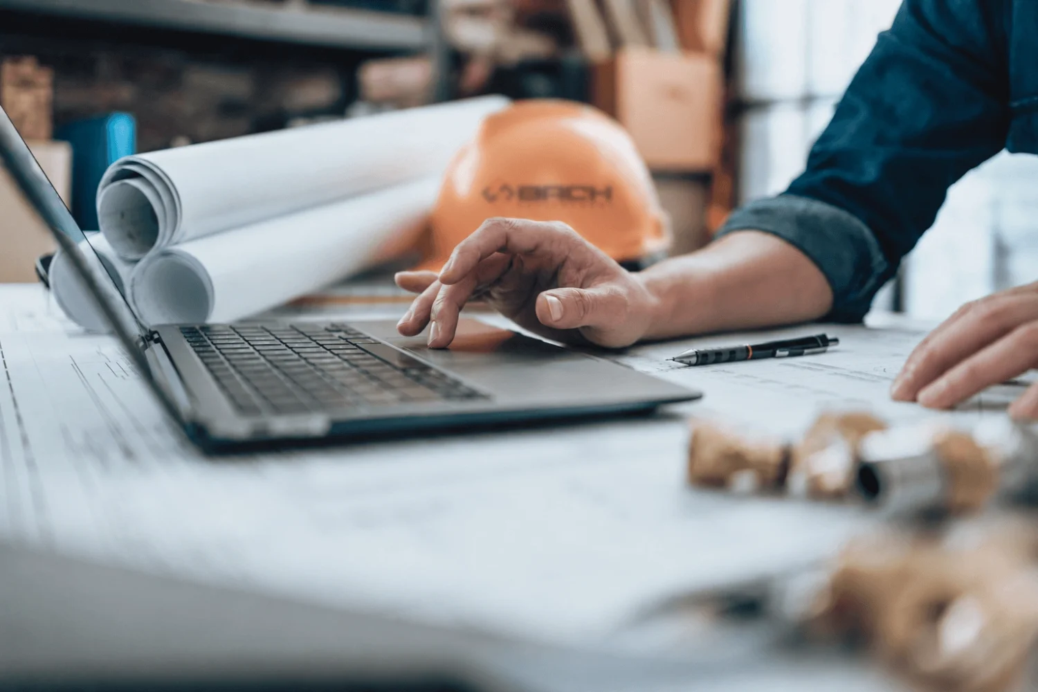 Person on computer